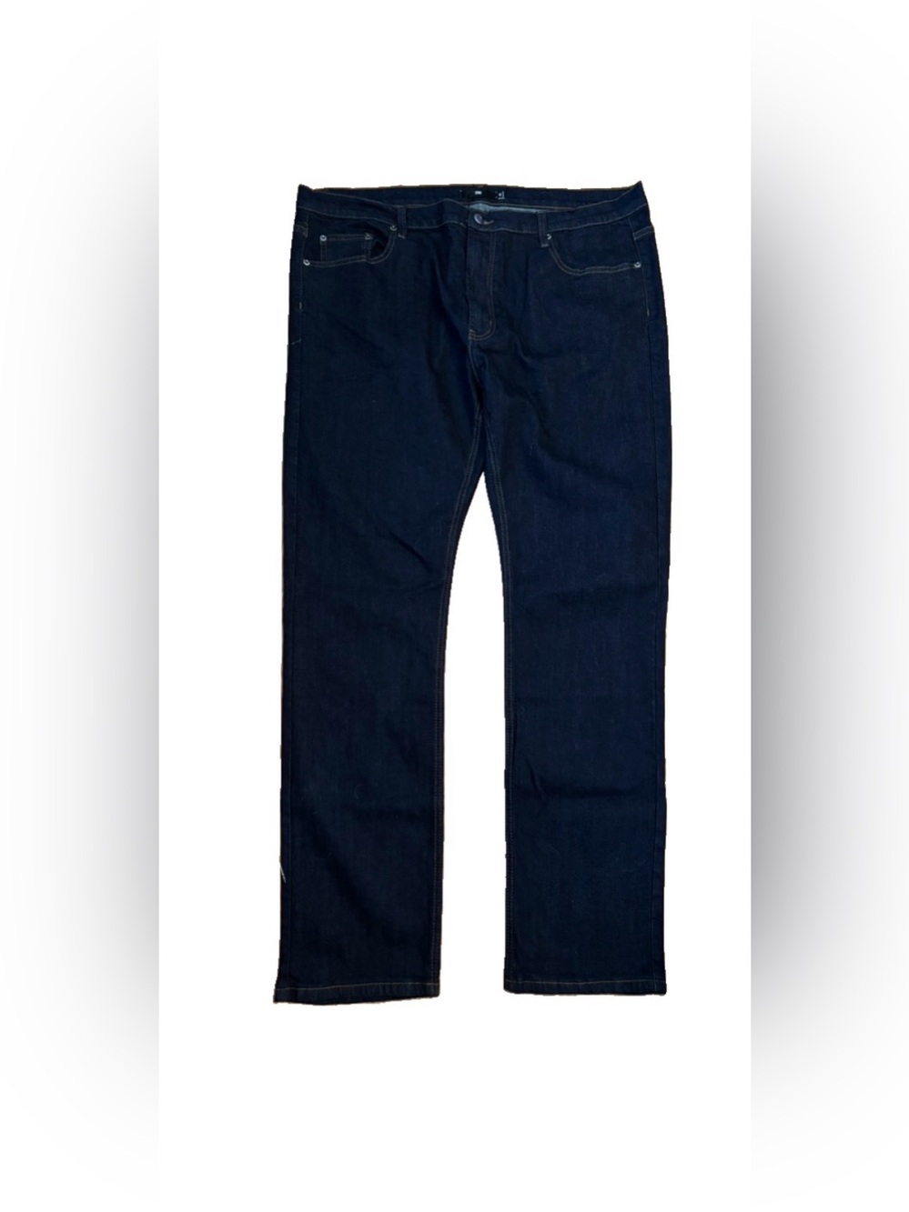 ETNT Men's Dark Blue Straight Fit Jeans - 42x31